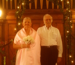 A simple wedding ceremony at The Olde North Chapel, Richmond, Indiana